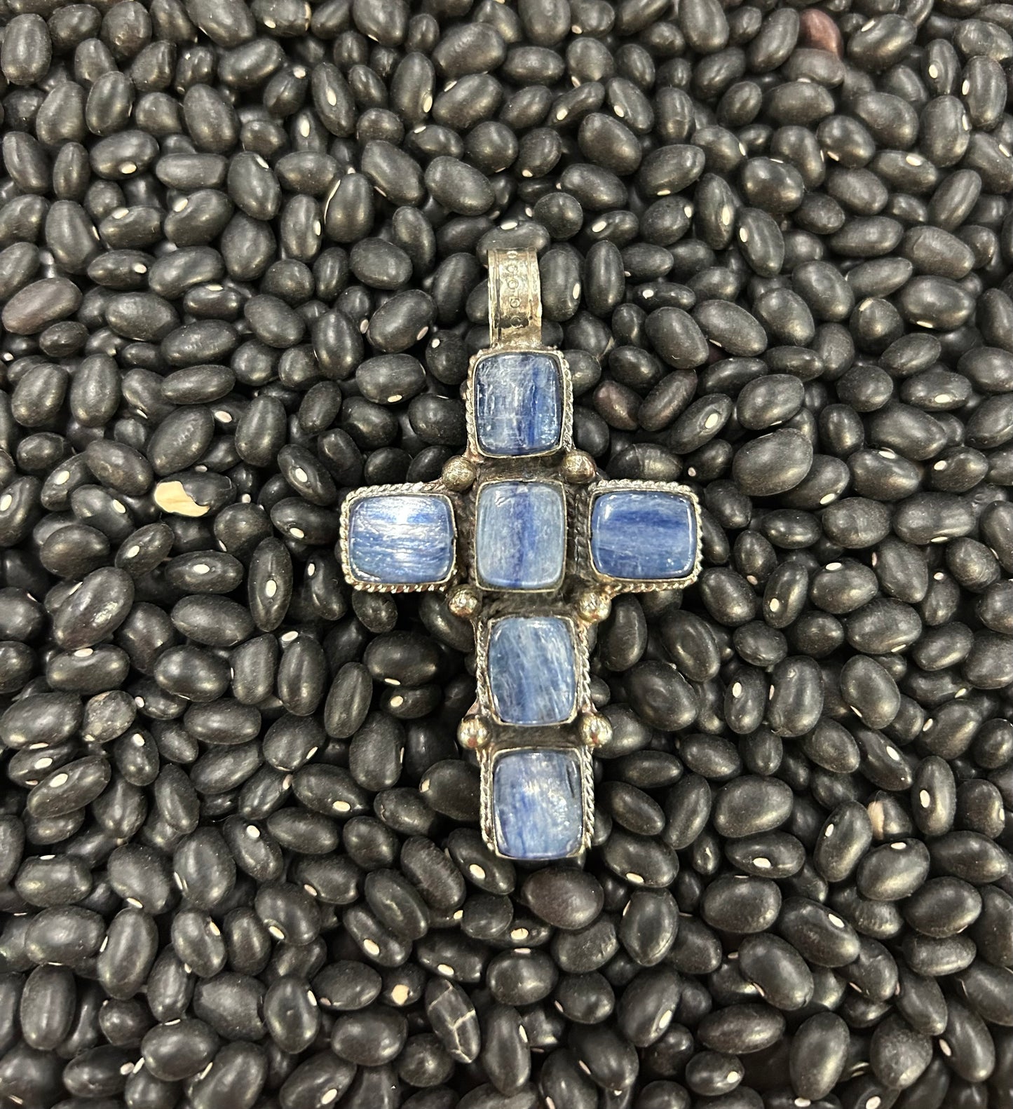 Lapis Cross Pendant