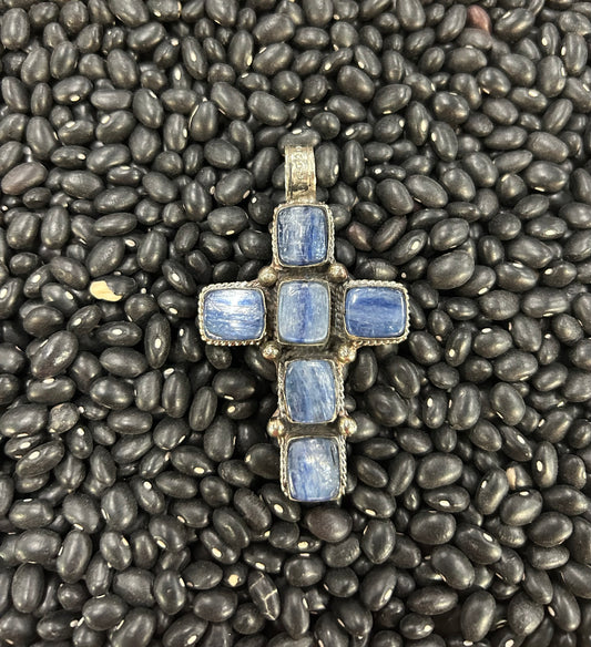 Lapis Cross Pendant