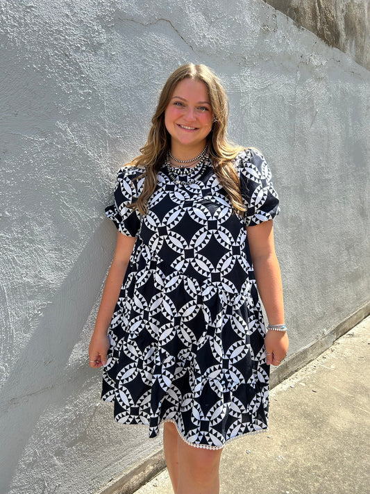 Quality Pattern Swing Dress