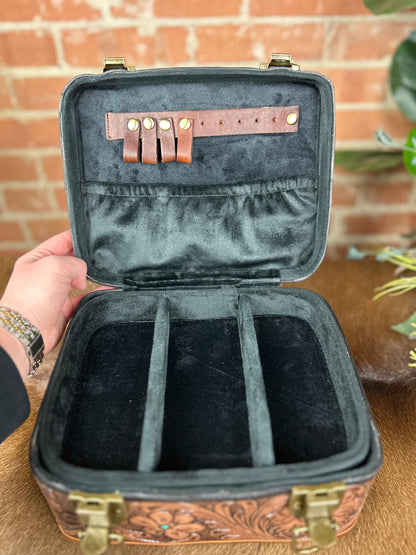 Rectangle Tooled Jewelry Box