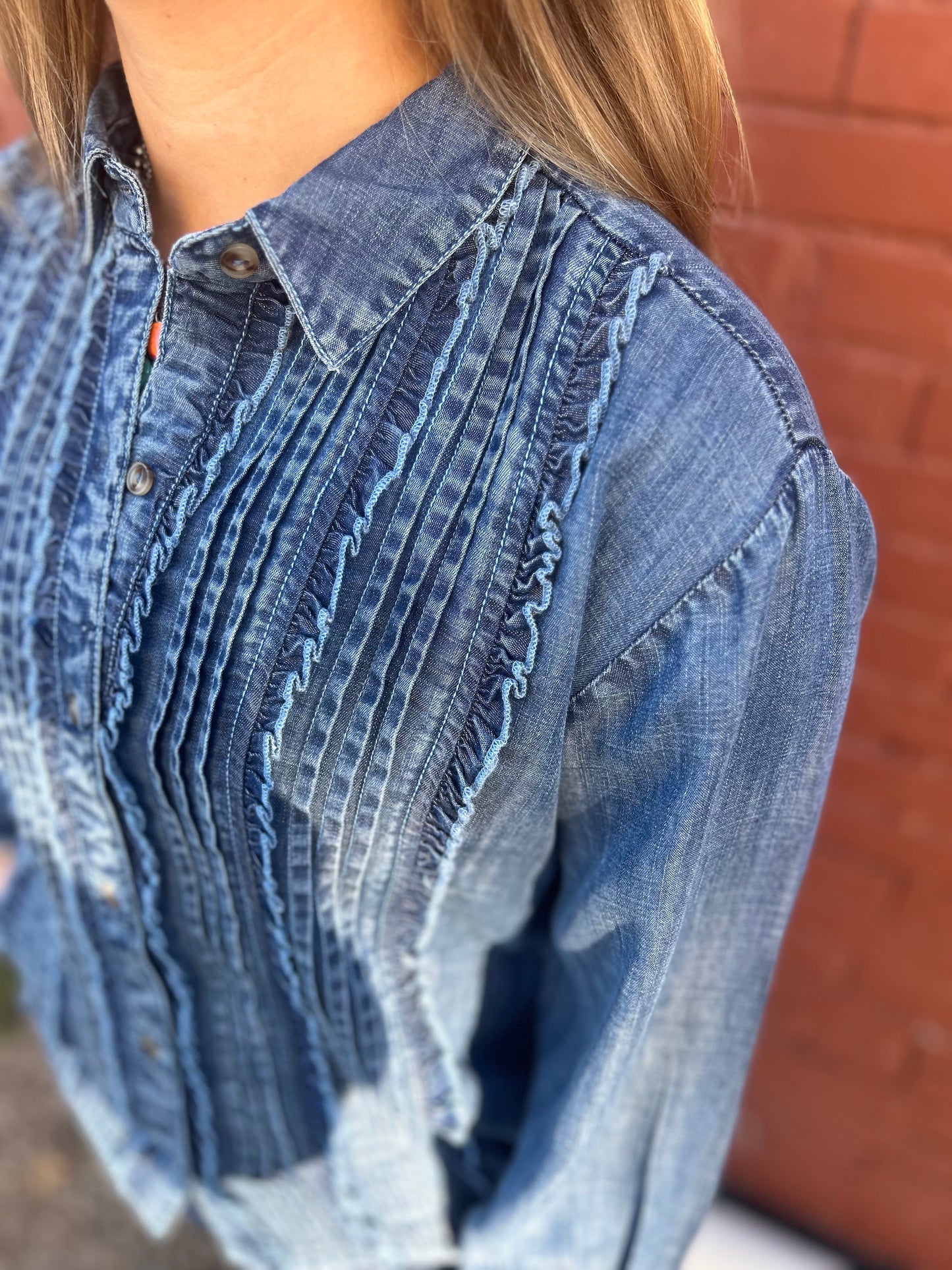Tuxedo Denim Shirt