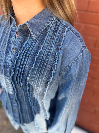 Tuxedo Denim Shirt