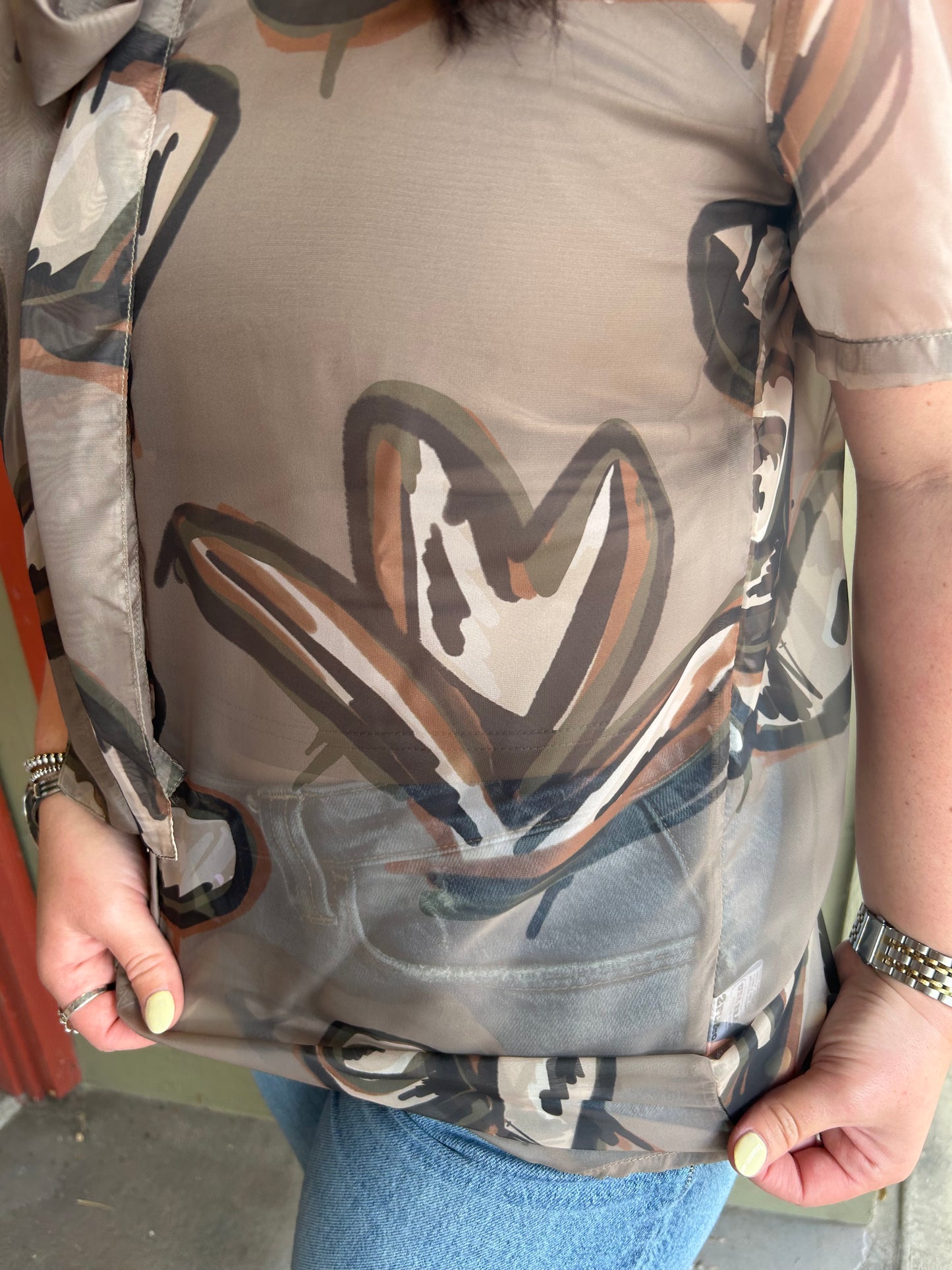 Ten Gallon Drip Blouse