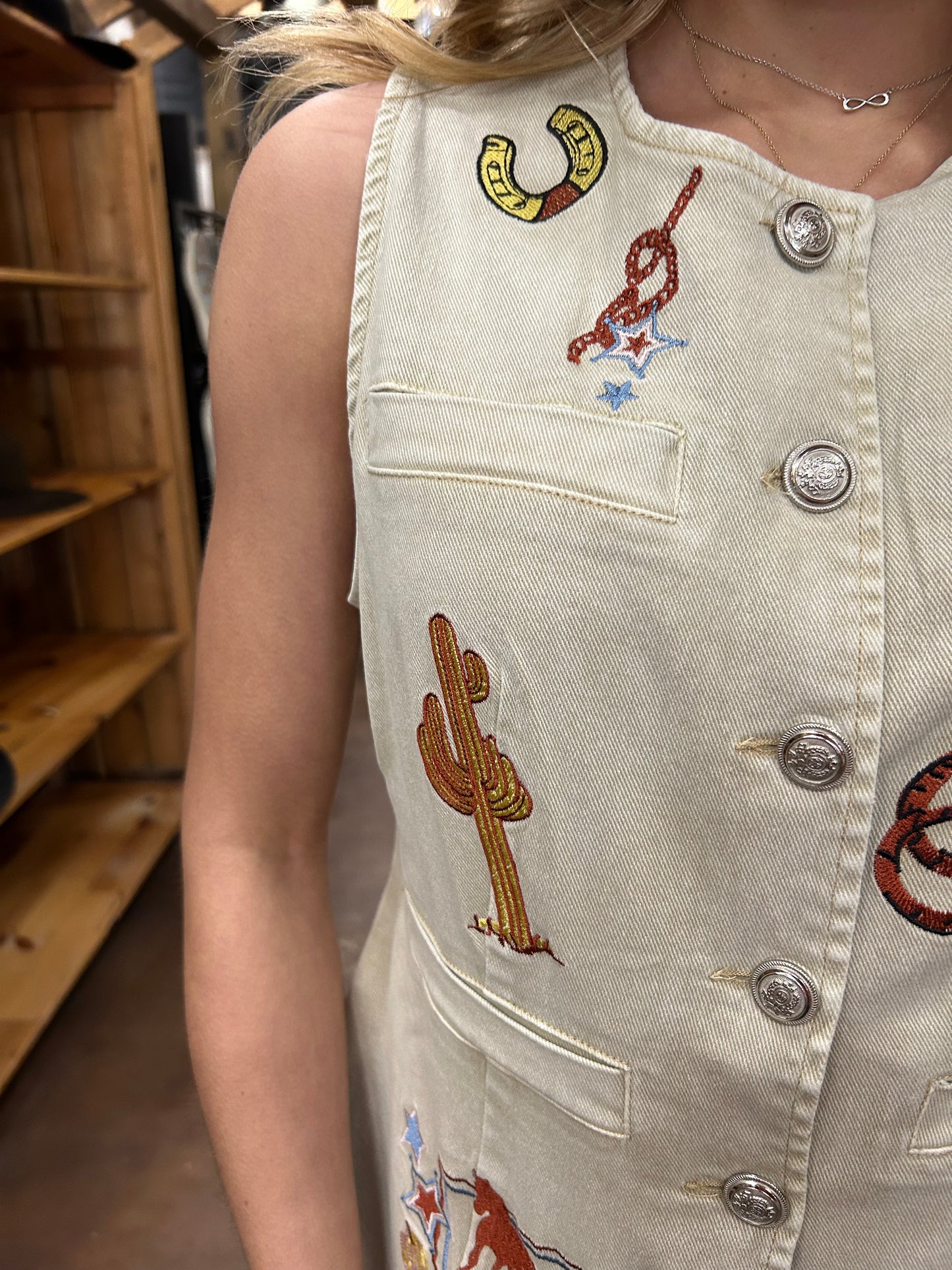 Western Motif Vest