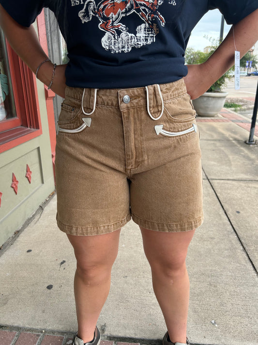 Ride Along Shorts - Tan