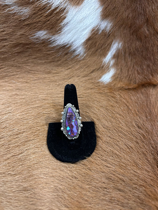 Purple Mojave Adj Ring