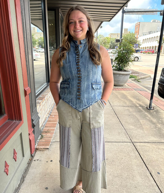 Chambray Mezmerized Vest