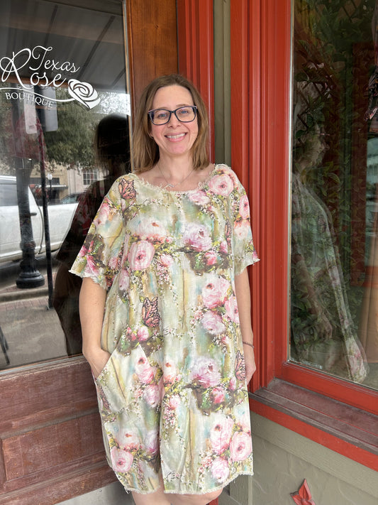 Spring Dreams Linen dress