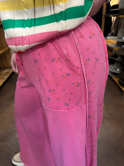 Charli Brown Pants - Floral De