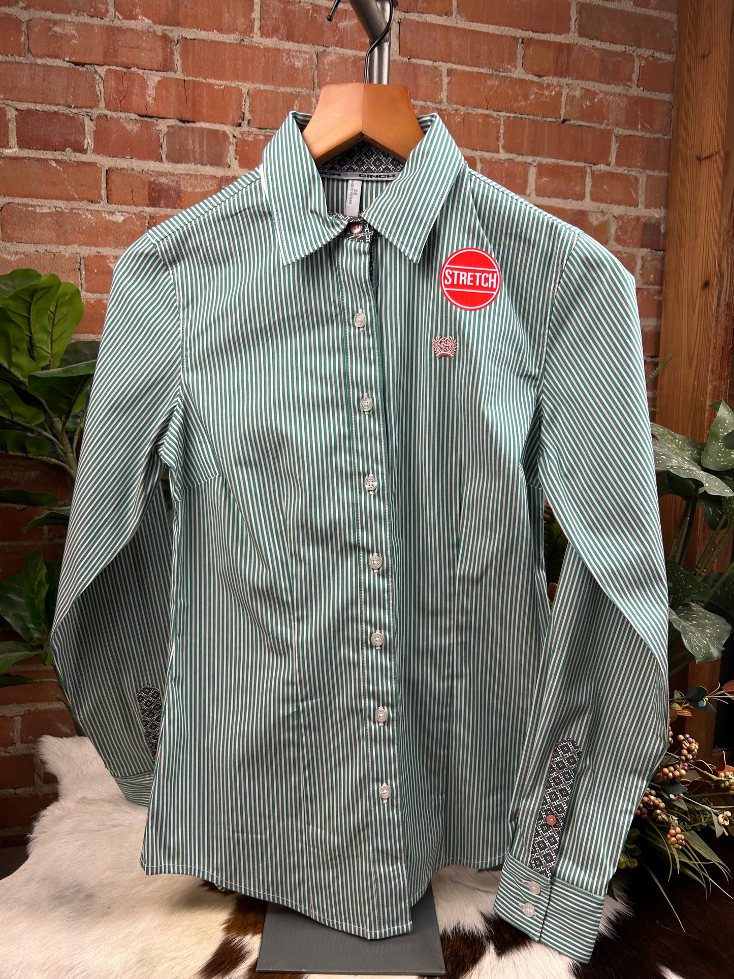 Green Stripe Shirt