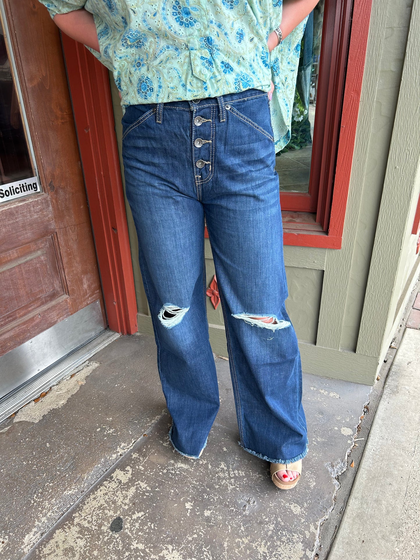 Skylar Wide Leg Jean
