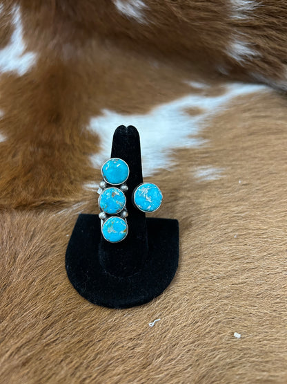 4 Stone Adjustable Ring