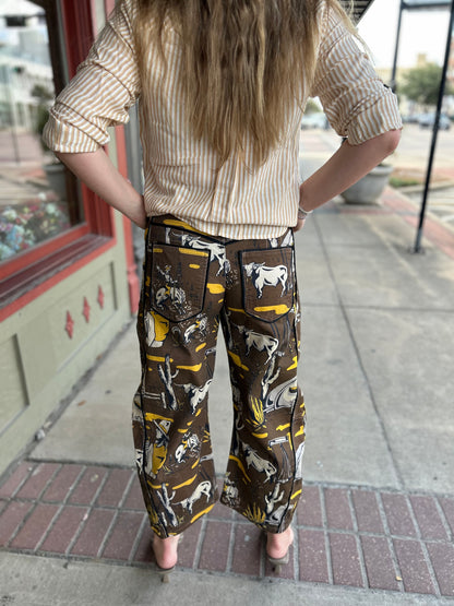 Oil Camp Barrel Pant