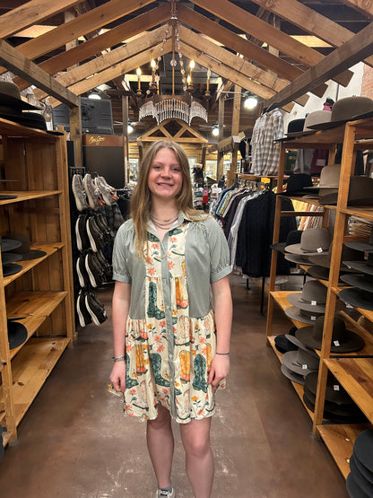 Kicking Boots Dress