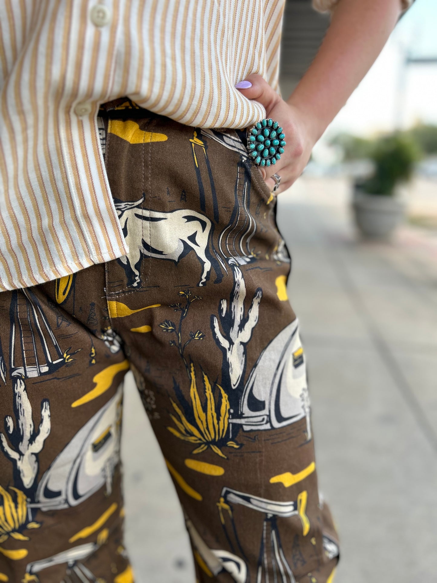 Oil Camp Barrel Pant