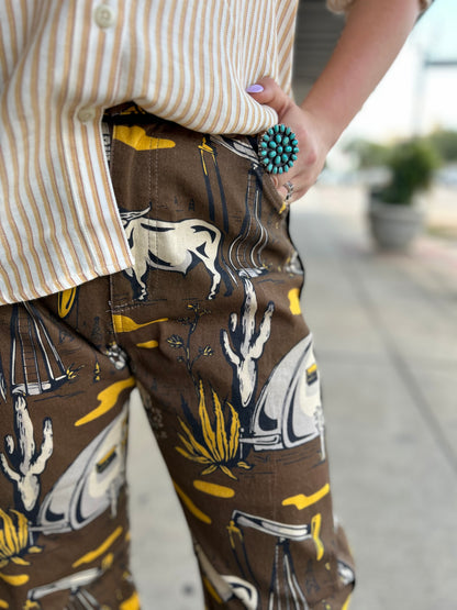 Oil Camp Barrel Pant