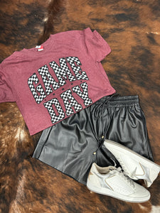 Checkered Gameday Tee