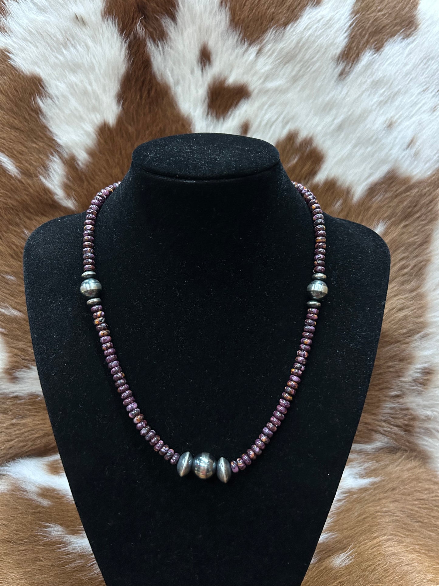 Spiney Beaded Navajo Necklace