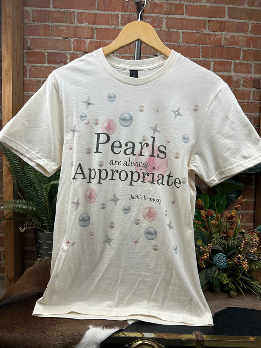 Pearls Tee