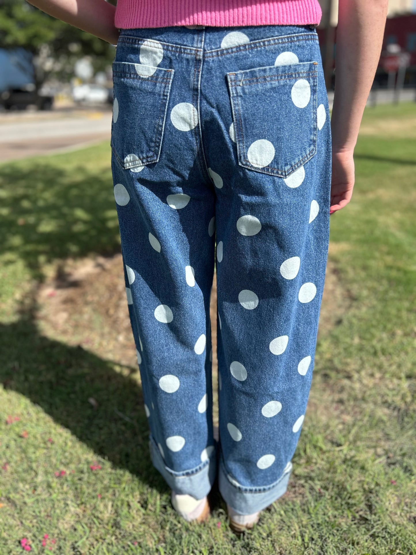 Dingy Dot Barrel Jeans