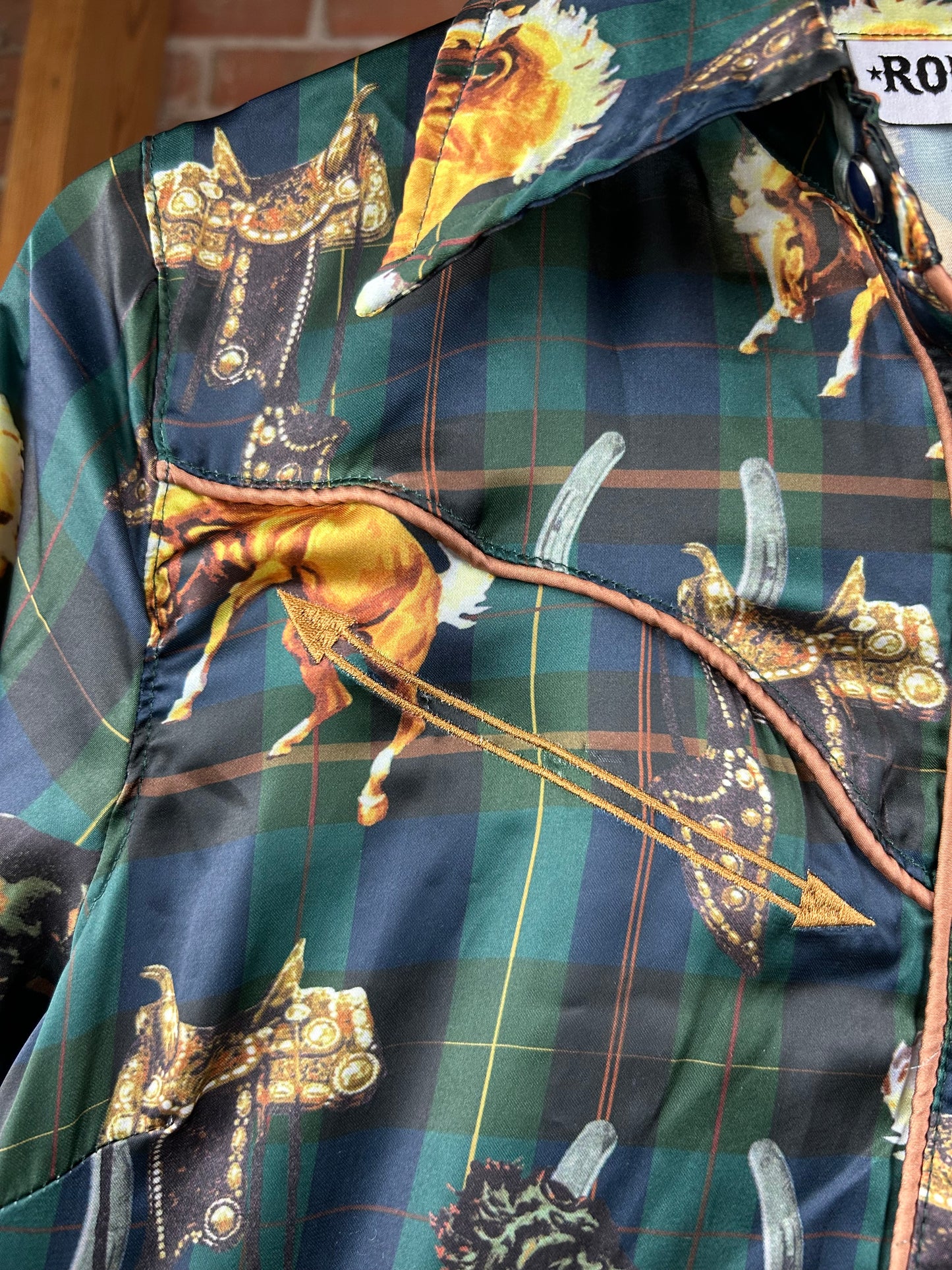 Lucky Plaid Pony Buck Shirt