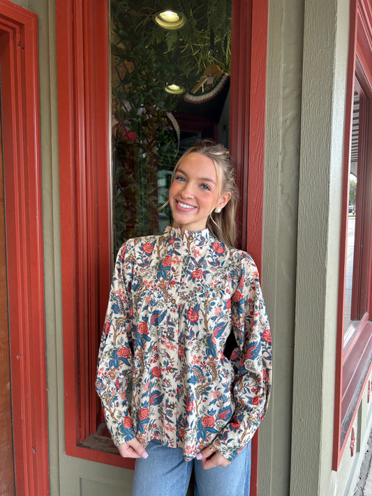 Jenna Top - Floral
