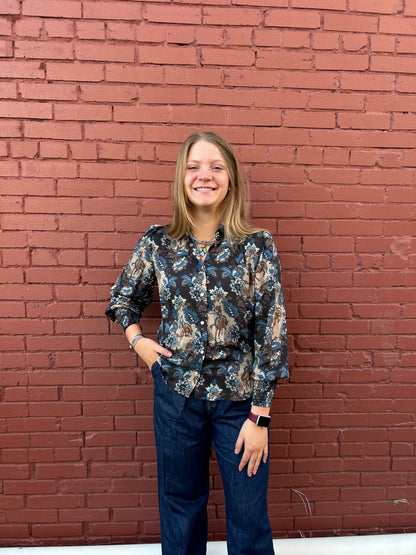 Dewitt's Damask Blouse