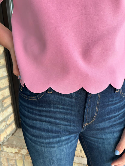 Scallpo Knit Top