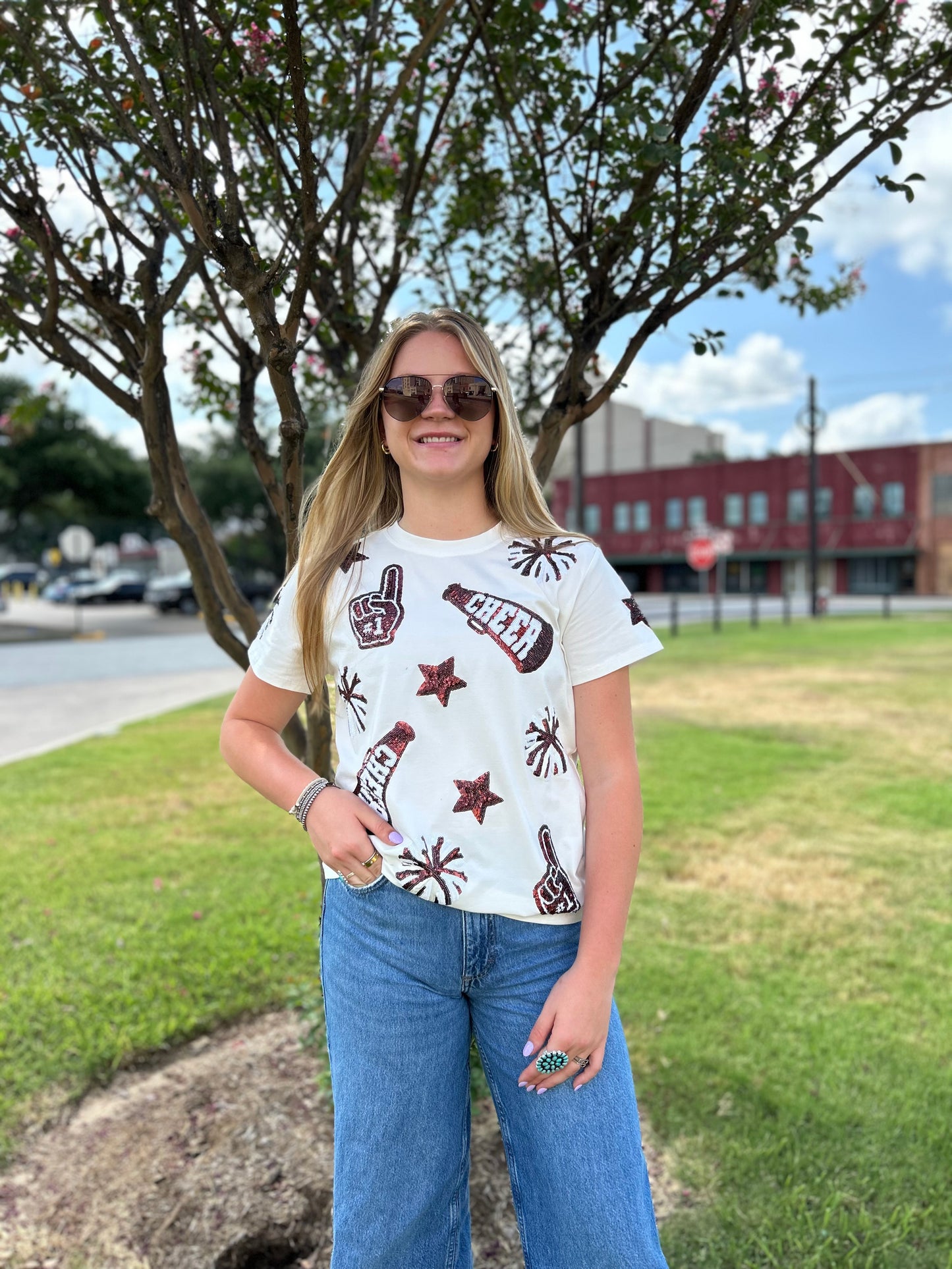 Cheer Sequin Top