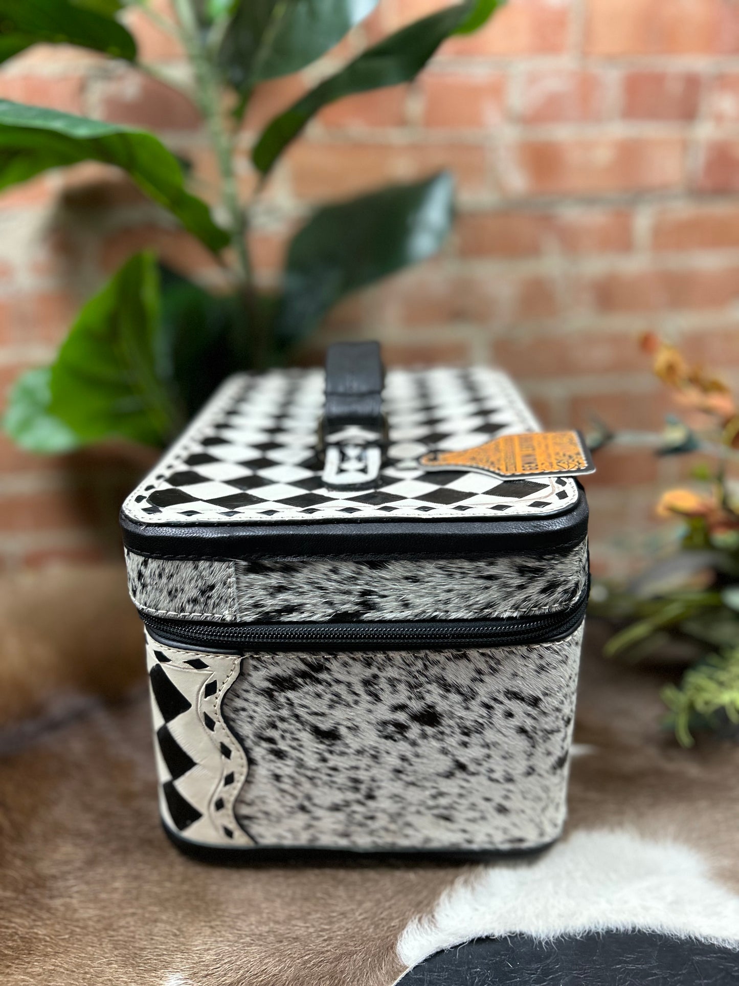 Checkered Jewelry Box