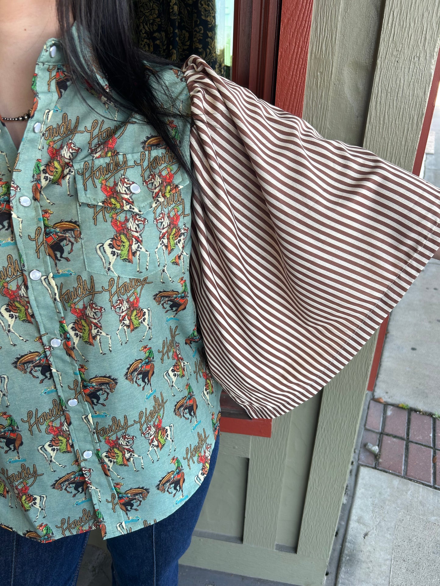 Rita Shirt - Howdy Stripe