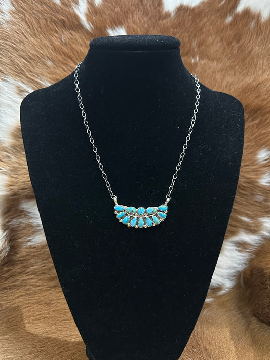 Ejw Stamped Cluster Necklace
