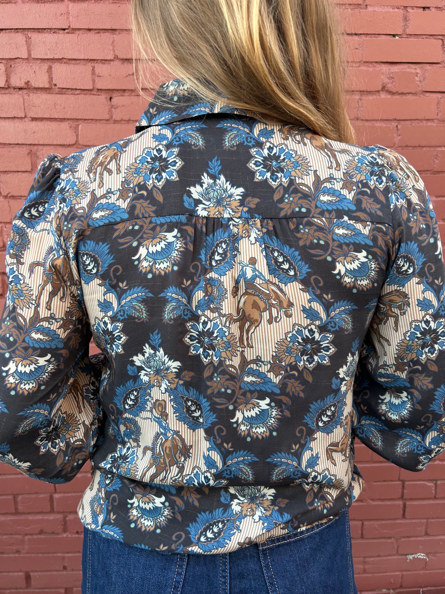 Dewitt's Damask Blouse