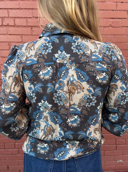 Dewitt's Damask Blouse