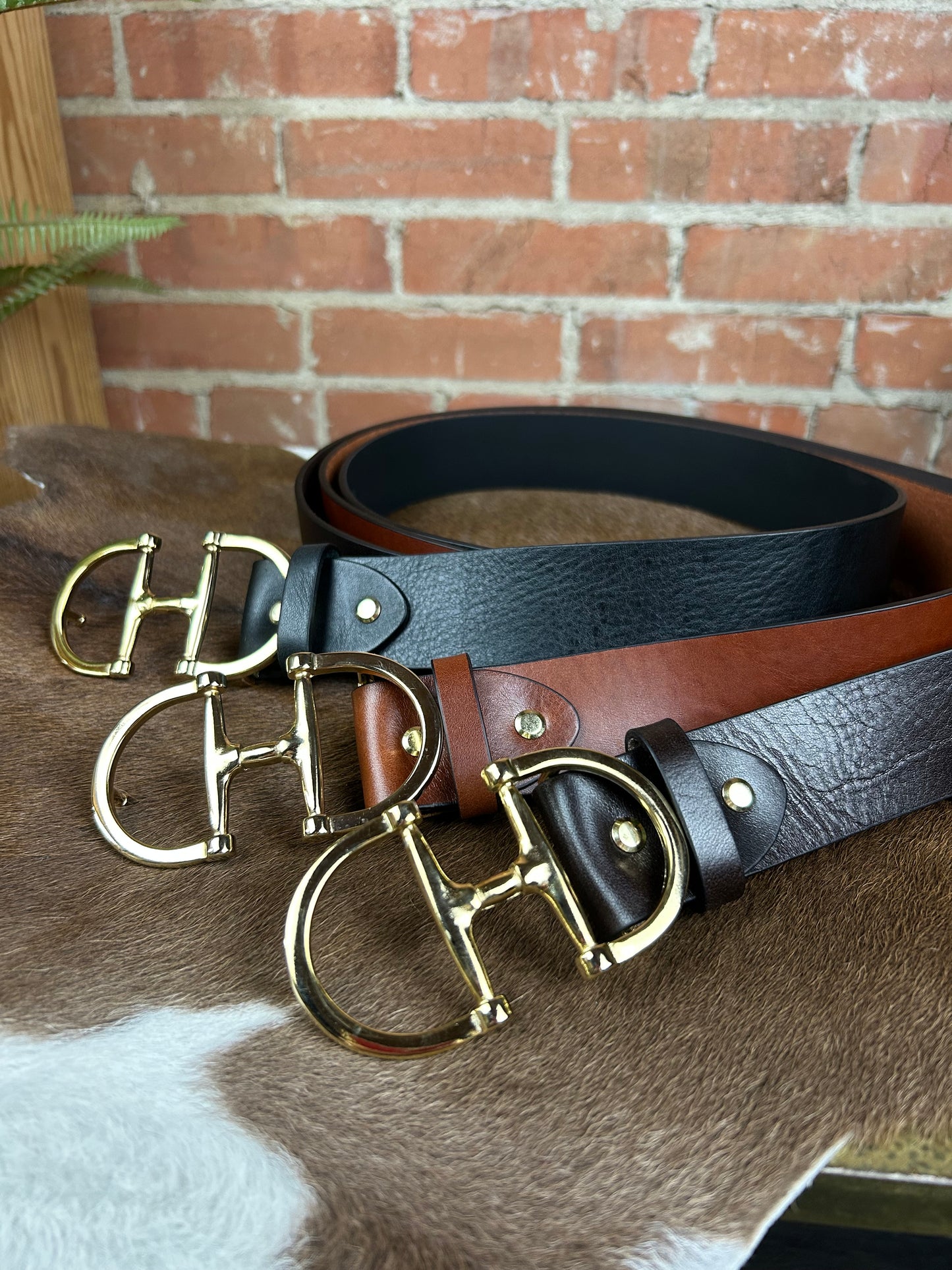 Gold Bilboa Grande Bit Belt