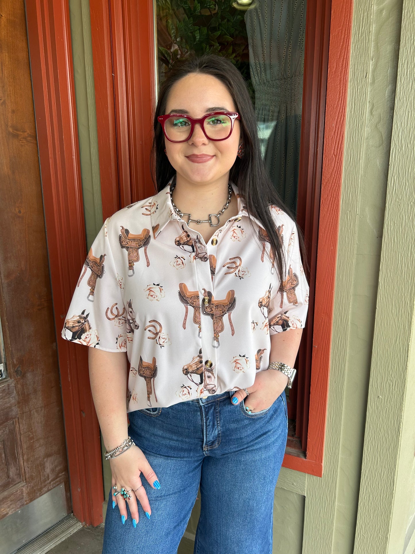 Horse Saddle Shirt