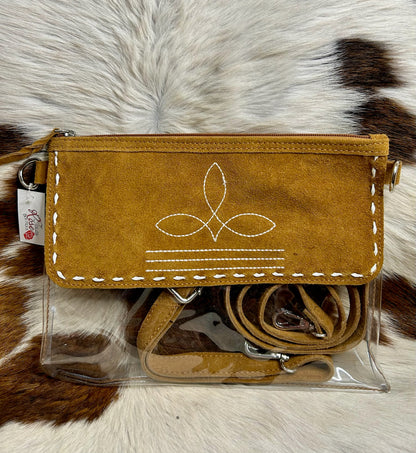 Clear Bootstitch Purse