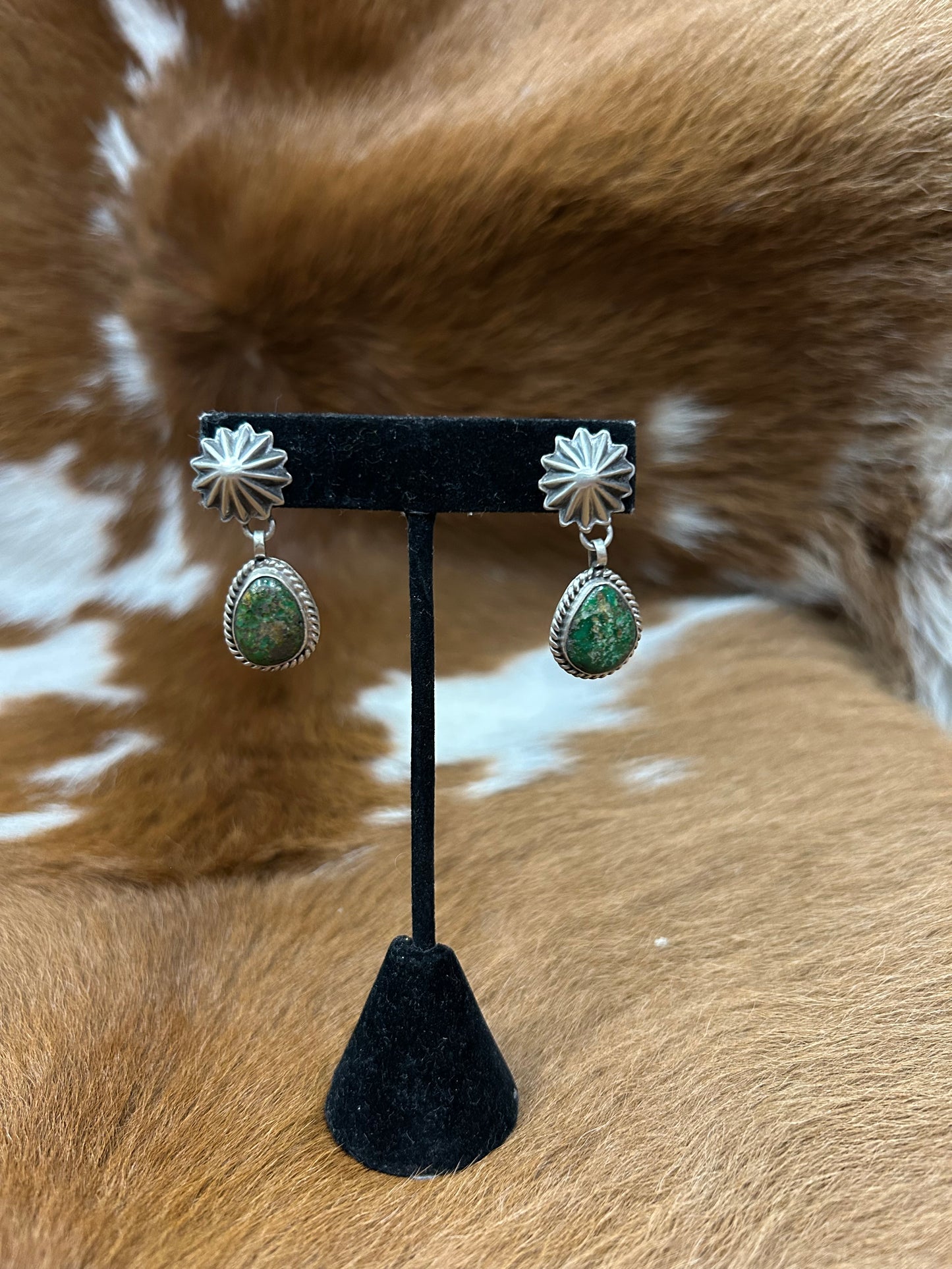Concho Drop Earring