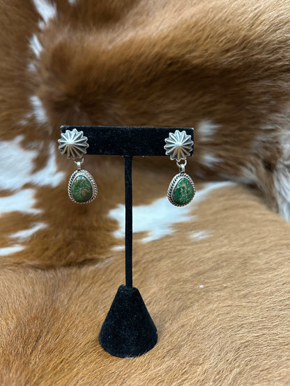 Concho Drop Earring