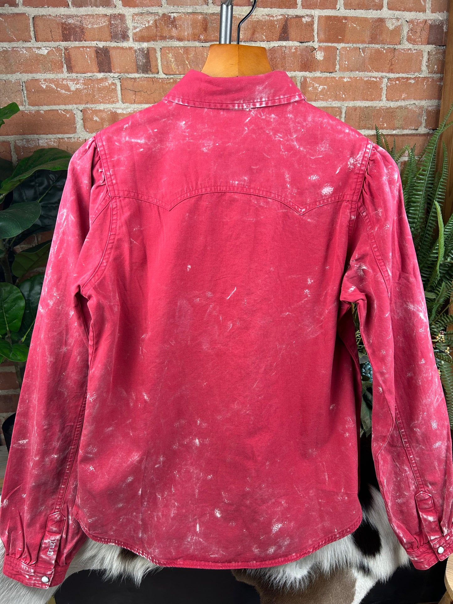 Ranchy Red Denim Shirt