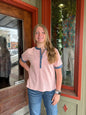 Denim Trim Tee