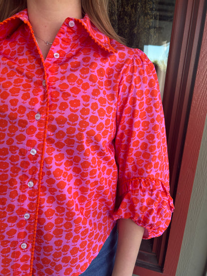 Puffy Daisy Top
