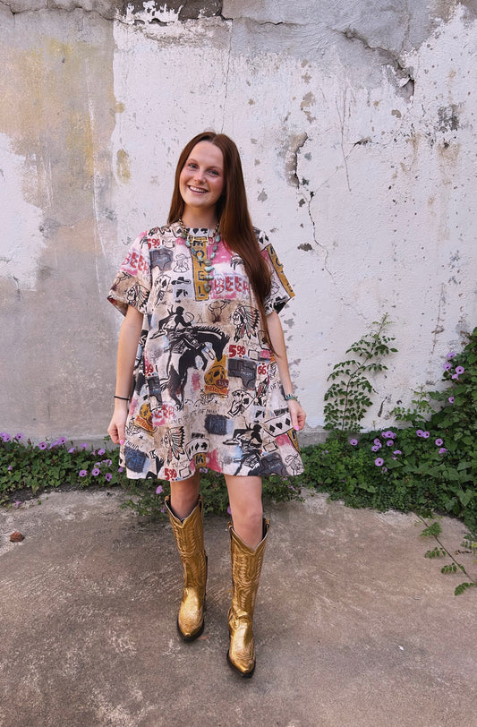 Cowboy Graffit Dress