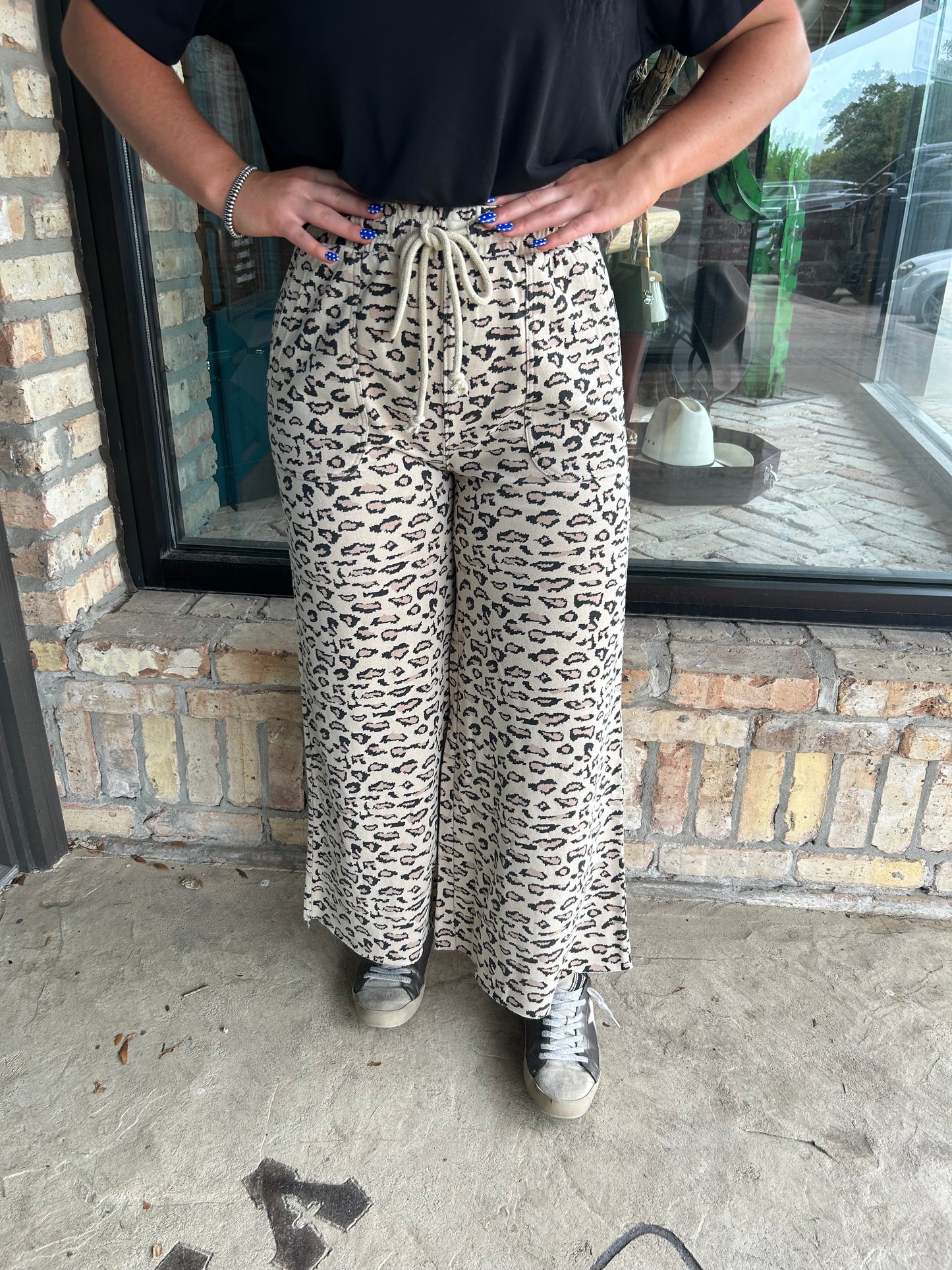 Charli Brown Pants - Animal