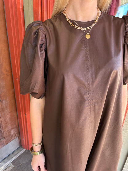 Secret Codes Dress- Chocolate