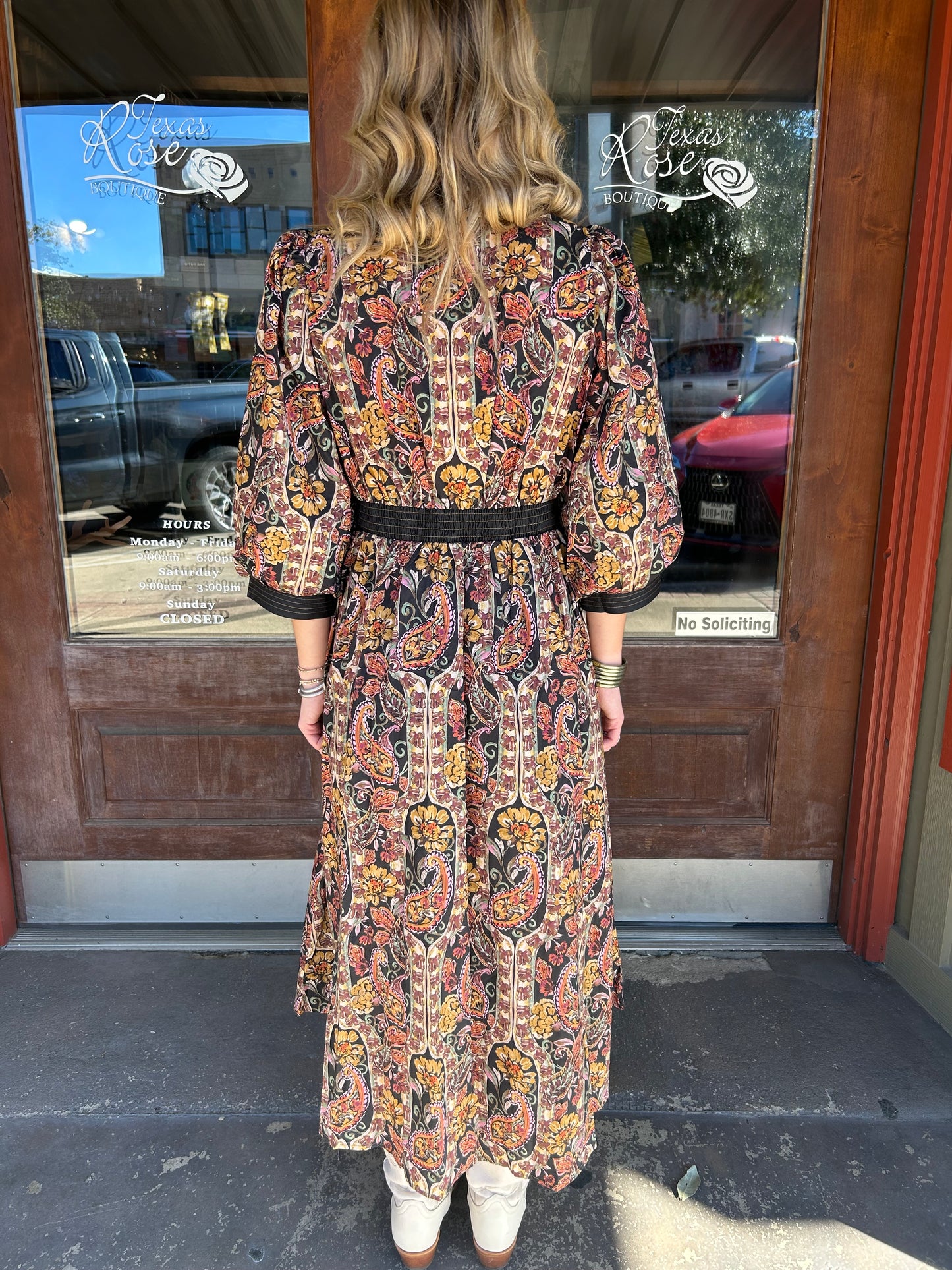 Parson's Paisley Dress