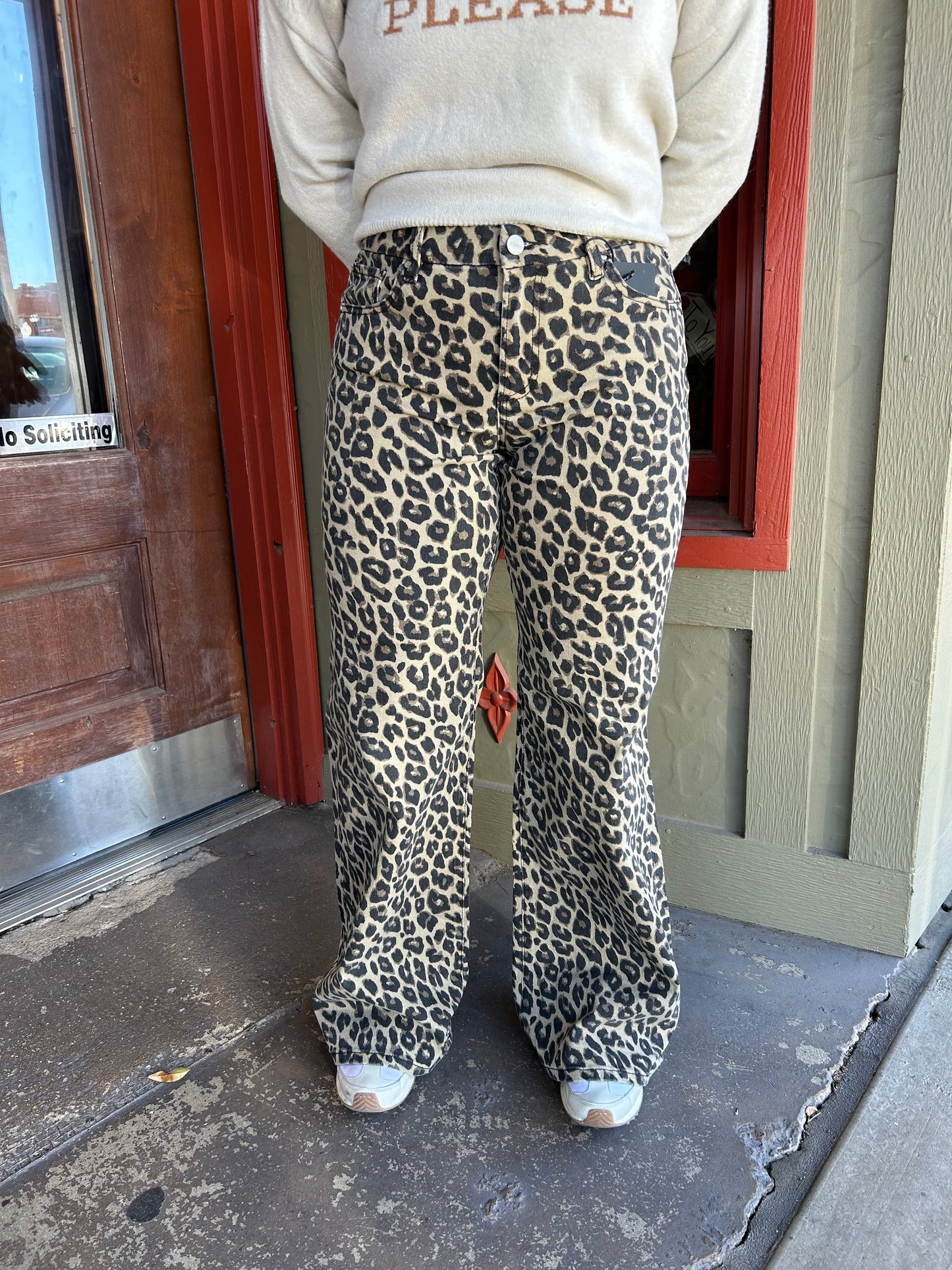 Lola Leopard Jeans