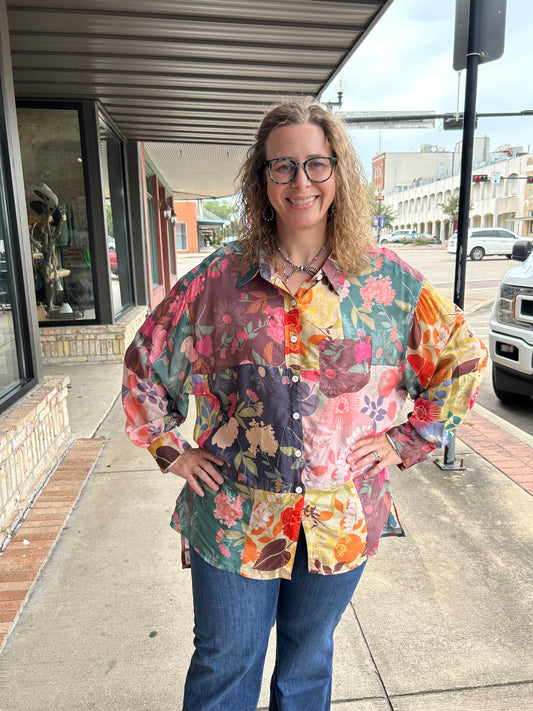 Colorful Garden Top