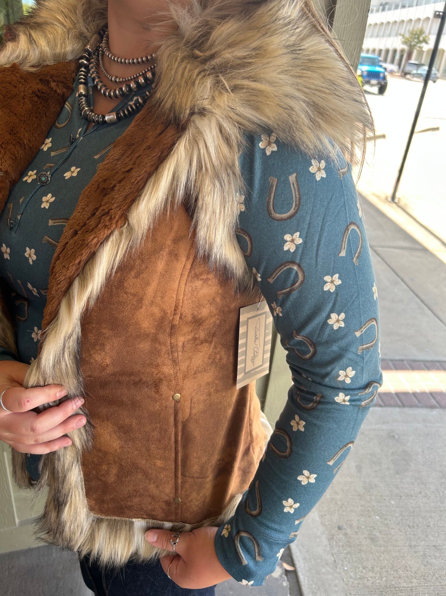 Luxe Vest - Cinnamon