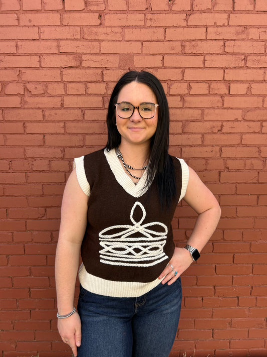 Bootstitch Sweater - Brown